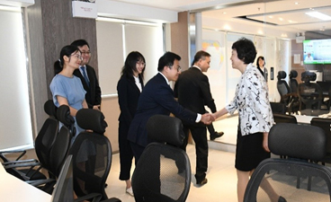 清華大學黨委書記陳旭一行訪問澳門民防行動中心 清華大學黨委書記陳旭一行訪問澳門民防行動中心