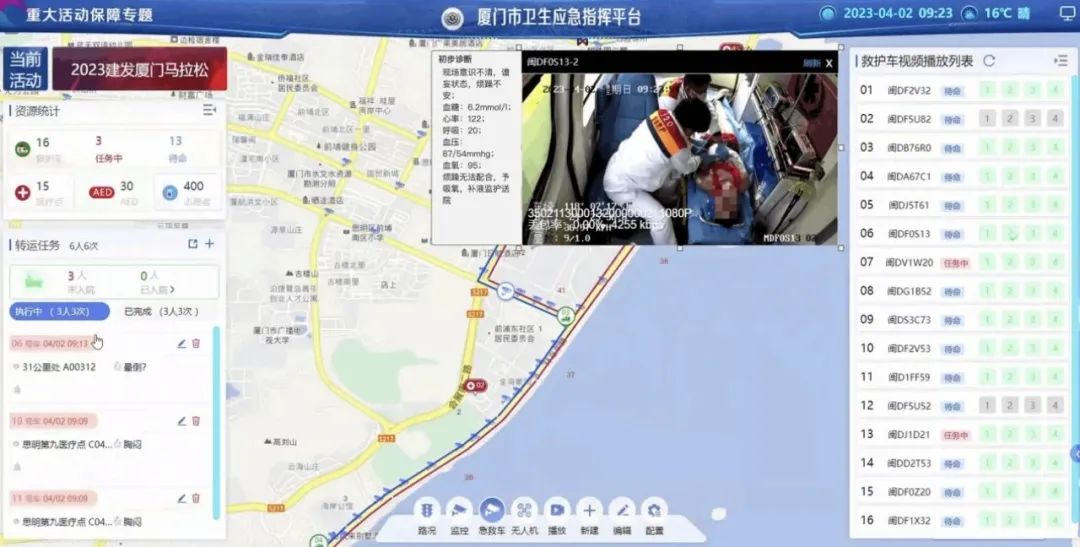 辰安科技承建的“廈門衛(wèi)生應(yīng)急指揮平臺”為廈門國際馬拉松活動安全保駕護(hù)航 辰安科技承建的“廈門衛(wèi)生應(yīng)急指揮平臺”為廈門國際馬拉松活動安全保駕護(hù)航